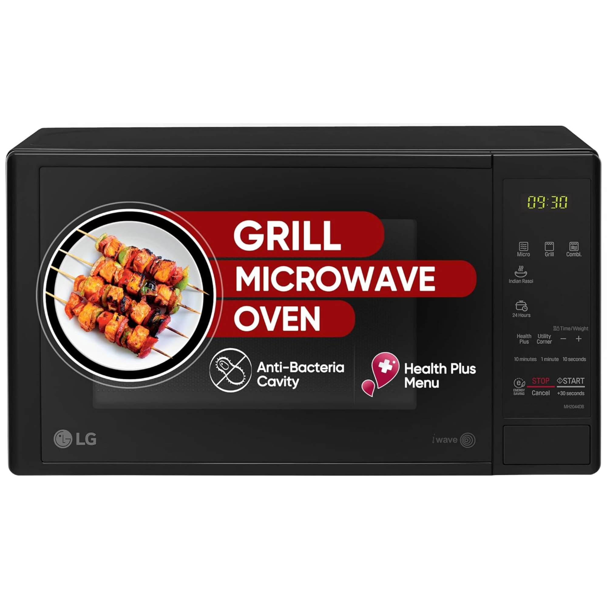 LG 20 L Grill Microwave Built-In Oven (MH2044DB, B...